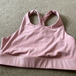 Baby Pink Fabletics Sports Bra